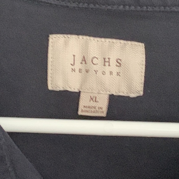 Mens JACHS NEW YORK Black Collared Short sleeve POLO T-Shirt - Picture 3 of 8